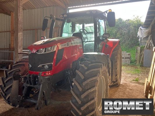 Tracteur agricole Massey Ferguson 7715 S D6 EF DX