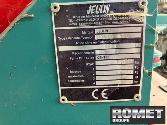Remorque Jeulin PALES600