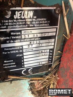 Désileuse pailleuse Jeulin SIRIUS 55