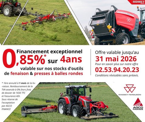 Financement à 0,85% sur 4ans ! 