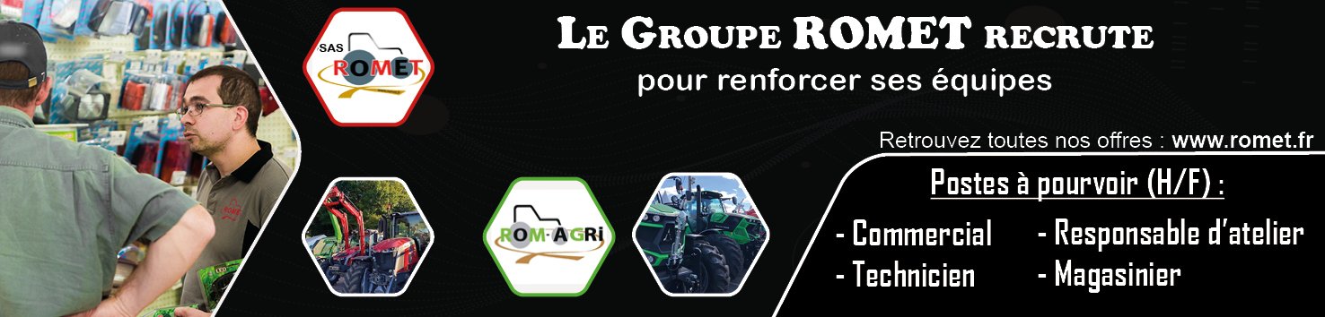 Le Groupe ROMET recute