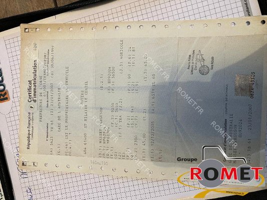 Tracteur agricole Massey Ferguson 6290