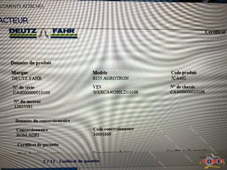 Tracteur agricole Deutz-Fahr 6155RCSHIFTAGROT - 8
