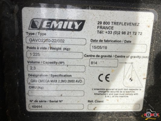 Godet désileur Emily OMEGA