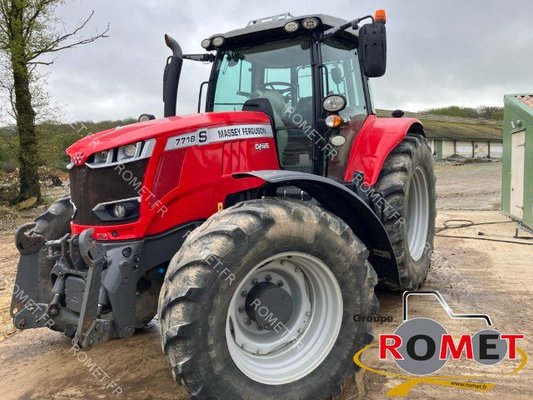 Tracteur agricole Massey Ferguson 7718 S D6 EF MR