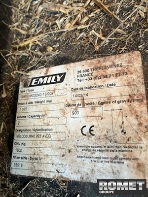 Godet désileur Emily MELODIS 2,0