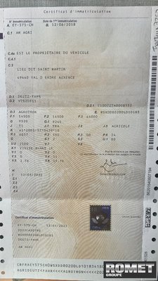 Tracteur agricole Deutz-Fahr 7250AGROTRONTTV