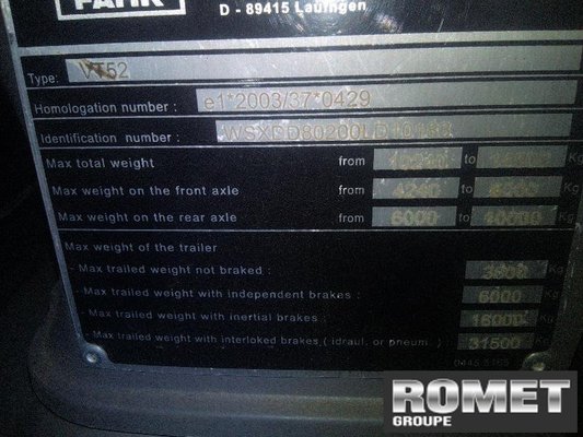 Tracteur agricole Deutz-Fahr 7250AGROTRONTTV