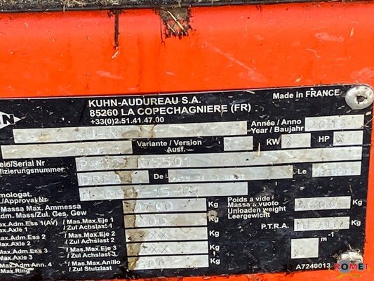 Unknown range 507 Kuhn PRO271 1870