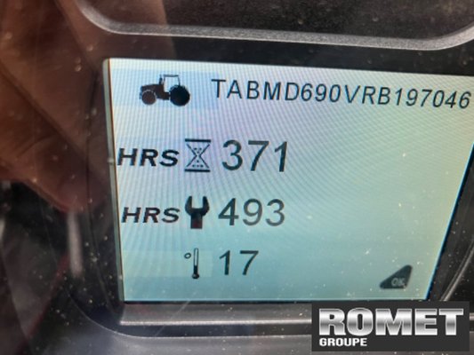 Tracteur agricole Massey Ferguson 5710 M D4 ES