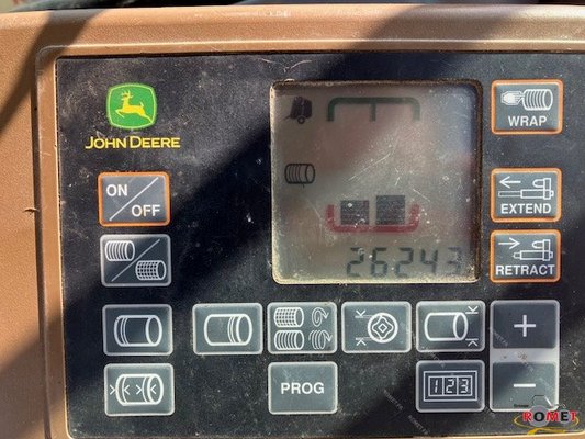 Presse à balles rondes John Deere 592HIFLOW