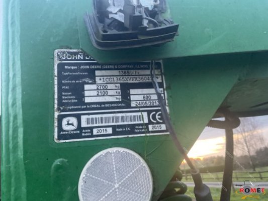 Faucheuse conditionneuse John Deere 1365